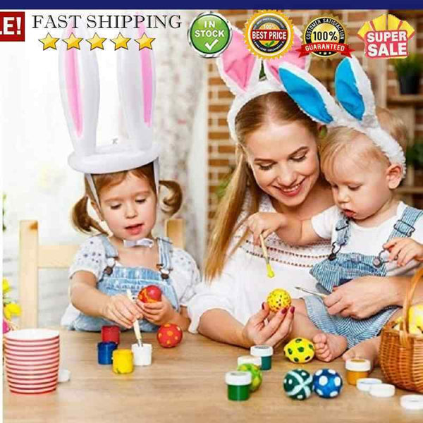 Colorful Rings Inflatable Easter Bunny Headband Toss Game