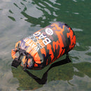 Waterproof Swimming Bag Camouflage Outdoor Kayak Dry Sack (10L Orange) Newly