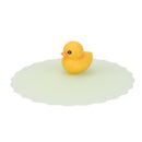 Cartoon Silicone Cup Cover Heat Resistant Sealed Cap Cups Lid (Yellow Duck)