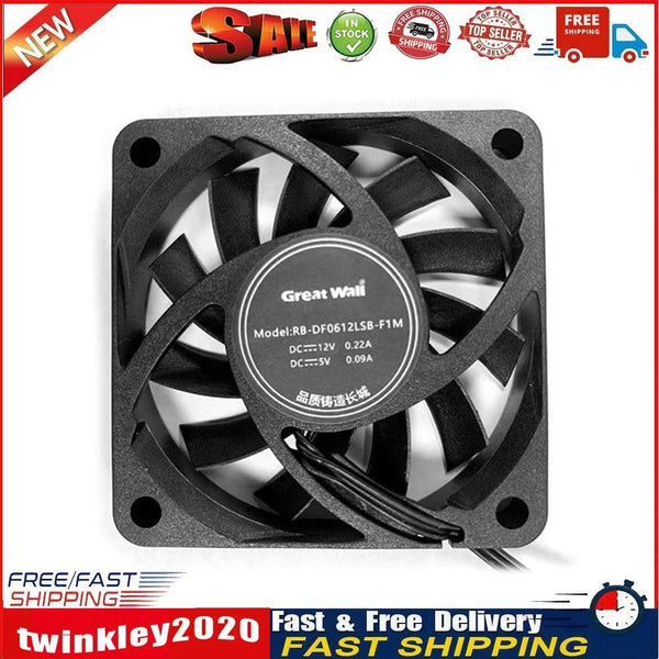 Silent Fan for Computer Cases Chassis Cooling Fan Hydraulic Bearing (6cm) Newly