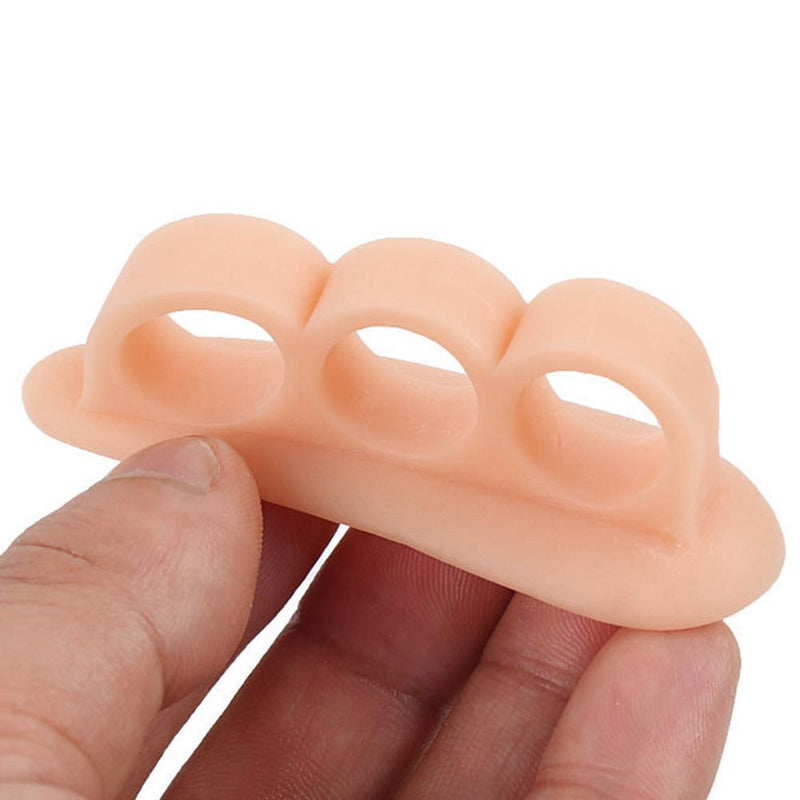 1 Pair Silicone Foot Care Gel Bunion Protector Toe Separators Straightener