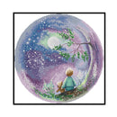 Partial Embroidery Person 2-Strand 14CT Counted Cross Stitch Cotton DIY Kit