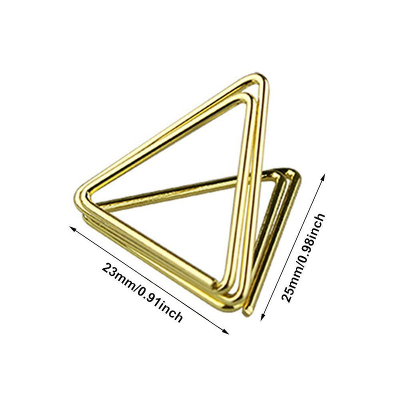 Place Card Holder 24 Pack Picture Display Table Number Stands - Triangle