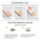 Longlasting Matte Black Eyeshadow Eye Liner Pen Eyeliner Liquid Pencil Pigment