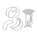 5pcs Ball Boy Beach ?Cutting Dies Stencils Scrapbook Embossing DIY Cards