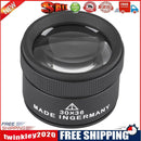 30X Magnifying Glass Optical Lens Magnifier Coin Watch Repair Loupe (Black)