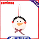 Christmas Ultrasonic Pendant Snowman Santa Claus Non-Woven Festival Decor Props