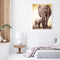 DIY Hand Painted Paint By Numbers Oil Canvas Pictures Elephant Kit for Room