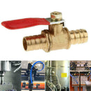 Full Port Inline Brass Water Air Gas Fuel Line Shut-off Ball Valve Q2Y2 W6E6