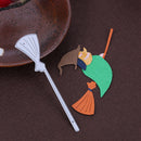Witch DIY Metal Stencil Scrapbook Craft Embroidery Cutting Die-161940
