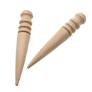 2pcs/lots of leather slicker round wood leather polishing steel leather craft cutting tool