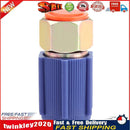 A/C 7/16 Charging Low Side Port Adapter Retrofit R12 to R134a with Cap Newly
