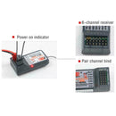 FlySky FS-R6B 2.4GHz 6CH Receiver For RC Airplanes Drones. Helicopters and J7R3