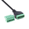 Micro USB Male to 5 Pin Screw Connector w/30cm Shield Terminal Plug Cable