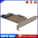 PCIe NVMe SATA M.2 to PCI-Express 3.0 X4 Adapter for B Key M Key M2 SSD
