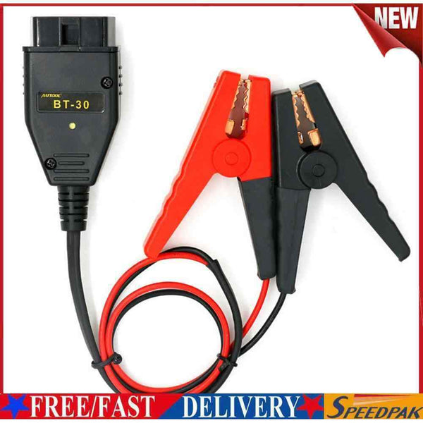 AUTOOL BT-30 Car OBD2 Battery Replacement Tool Emergency Power Supply Cable #F