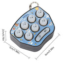 Whack-A-Mole Game - LED Mini Hamster Memory Game Toys Keychain (Black) Newly