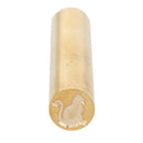 Retro Cylindrical Seal Wax Brass Envelope Seal Stamp Customs Accessory (C) Newly