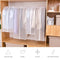 2pcs Zipper Clothes Dust Cover Space Saving Laundry Hanging Bag Home Accessories