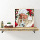 Full Embroidery Kits Santa Claus 11CT Stamped Art Needlework Home Decorations