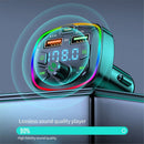 Bluetooth 5.0 Radio MP3 Player Car FM Transmitter 2 USB Fast Charger Adapter