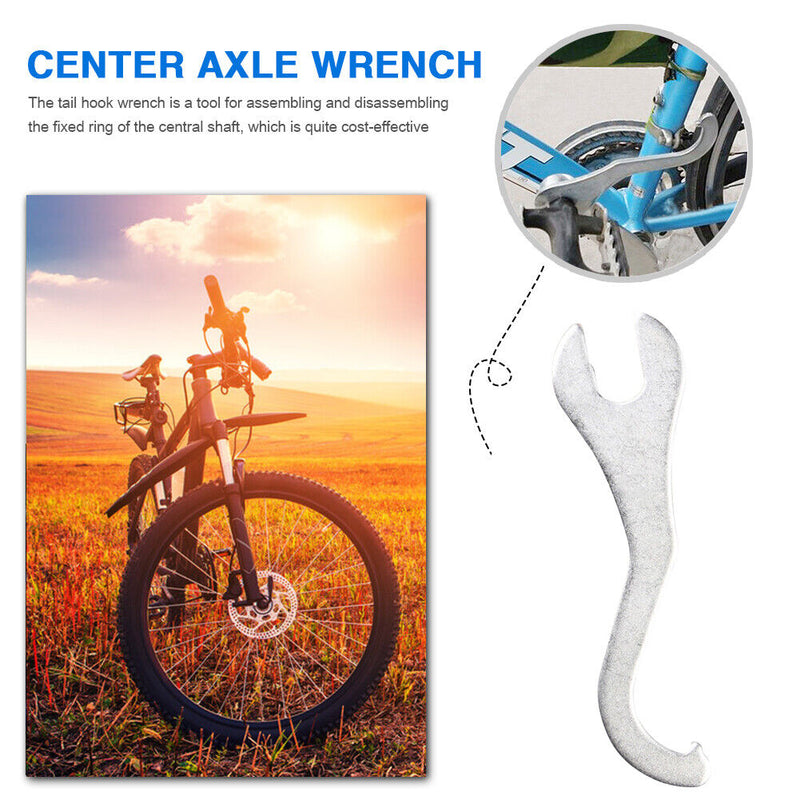 Bicycle Pedals Bottom Bracket Ring Spanner Wrench Tool Bike Remove Repair T