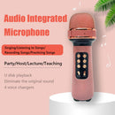 WS-898 Karaoke Bluetooth-Compatible Microphone Wireless Sing Mic Kit (Pink)