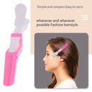 5x Alligator Hair Clips Salon Hairdressing Claw Clamp Salon Hairpins (Pink)