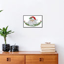 Santa Bust Partial Cross Stitch 14CT Counted Embroidery DIY Needlework Kits