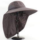 Sunshade Cap for Men Women Outdoor Fishing Sun Hat UV Protection with Neck Co