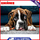 Full Round Diamond Painting DIY Kit Big Eyes Puppy 5D Rhinestone Mosaic Picture