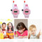 2pcs Watch Wireless Walkie Talkie Long Distance Call Kids Toys (Pink) Newly