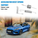 Chrome Alloy Throttle Return Spring Bracket + Dual Springs for Chevy Ford