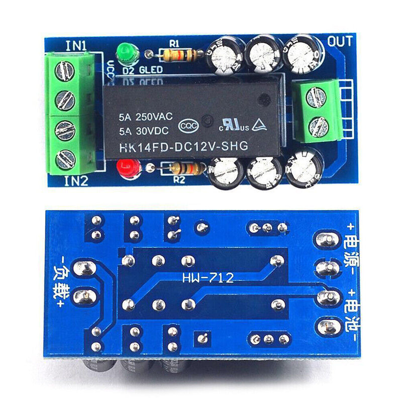 12V 150W Backup Battery Switch Module Automatic Switching Battery Power Suppl