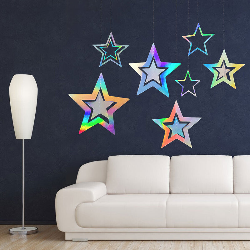 Star Paper Garland Ornaments Birthday Party DIY Wedding Decor (Star 1) Newly