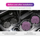 Silicone Round Non-slip Coaster - Car Accessory & Shinning Decor (Pink) Newly