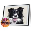 5D DIY Full Drill Diamond Painting Dog Cross Stitch Mosaic Craft Needlework Kit