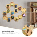 Medal Holder Display - 6 Pack Hexagonal Honeycomb Medal Display Stand