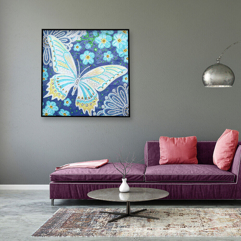 5D DIY Part Special Shaped Drill Diamond Painting Luminous Butterfly Paint