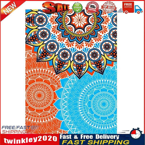 Waterproof Beach BBQ Blanket Outdoor Picnic Camping Playing Mat (Mandala) Newly