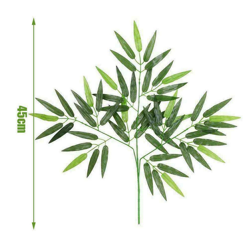 Artificial Tree Leaf Branch Green Plants Indoor Outdoor Decor I7B5