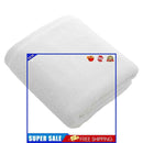 Cotton White Bath Towels Ultra Soft Machine Washable Hotel Spa Quality Towel