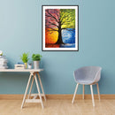 ahomi 5D Colorful Tree Diamond Paintings Full Drill DIY Embroidery Cross Stitch