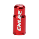 2pcs Aluminum Alloy Bike Valve Cap Bicycle Wheel Valve Cover Cap (Red FV)