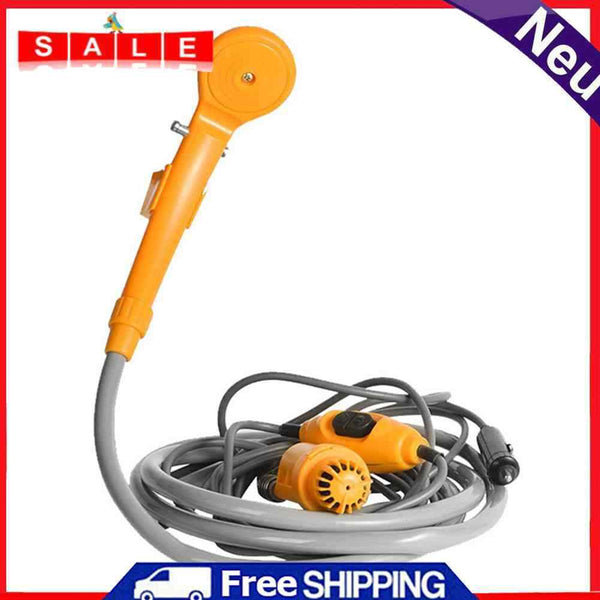 Portable Car Washer 12V Car Shower High Pressure Pump for Outdoor Camping Travel