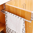 Stainless Steel Kitchen Bath Towel Holder Rack Door Storage Scarf Hanger Newly