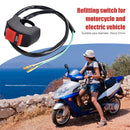 E-Bike LED Light ON/OFF Button for Motorcycle Handlebar Controller Switch Newly