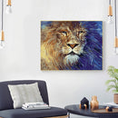 Lion Oil Paint By Numbers Kits DIY Handpainted on Canvas Wall Art Pictures
