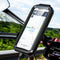 M18L Waterproof Motorcycle Bike Handlebar Rear View Mirror Phone Holder Case