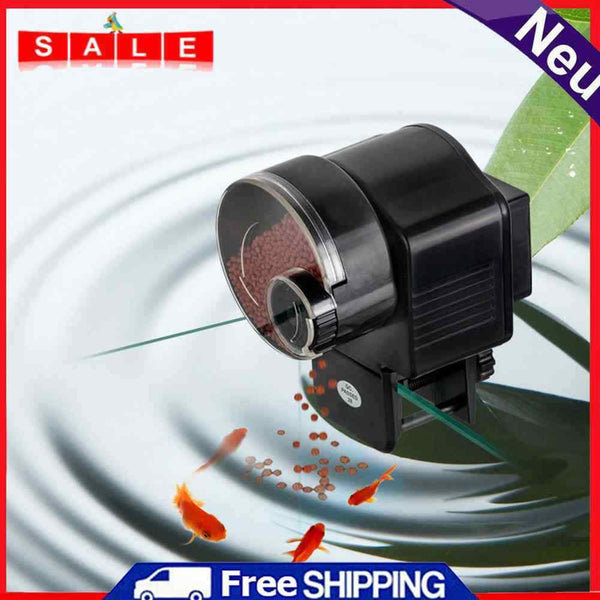 Fish Feeder Digital Aquarium Time Automatic 12/24 Hour Aquarium Food Feed
